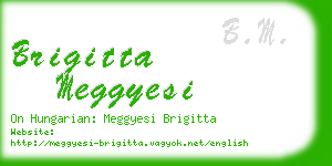 brigitta meggyesi business card